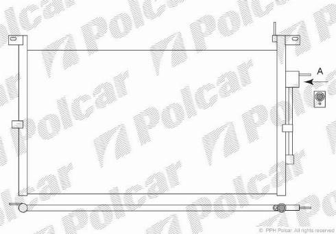 Polcar 3218K8C1 - Kondenzator, klima-Uređaj www.molydon.hr