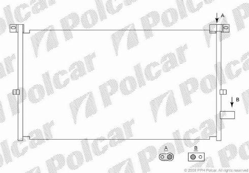 Polcar 3218K8C2 - Kondenzator, klima-Uređaj www.molydon.hr