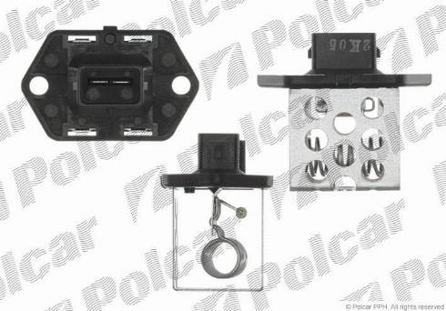 Polcar 3218KST-1 - Otpornik, ventilator kabine/unutrasnjeg prostora www.molydon.hr