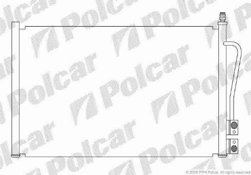 Polcar 3212K8C1 - Kondenzator, klima-Uređaj www.molydon.hr