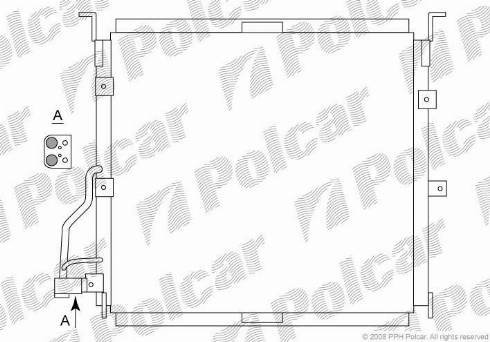 Polcar 2007K8C5 - Kondenzator, klima-Uređaj www.molydon.hr