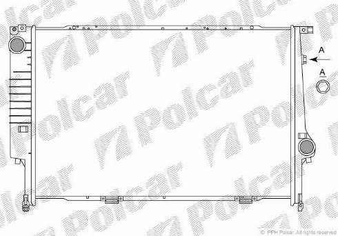 Polcar 201508A7 - Hladnjak, hladjenje motora www.molydon.hr