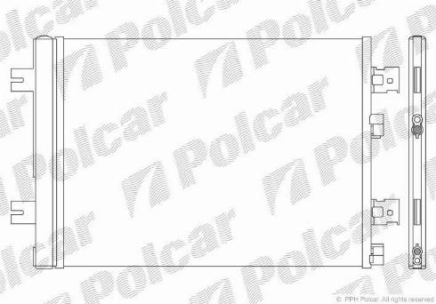 Polcar 2805K81X - Kondenzator, klima-Uređaj www.molydon.hr