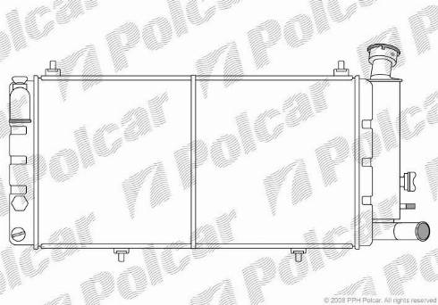 Polcar 239008-4 - Hladnjak, hladjenje motora www.molydon.hr