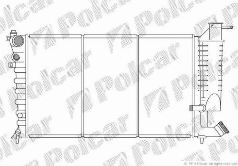 Polcar 2350080X - Hladnjak, hladjenje motora www.molydon.hr