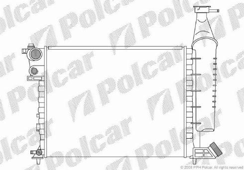 Polcar 2350081X - Hladnjak, hladjenje motora www.molydon.hr