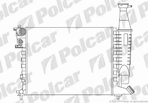Polcar 235008-1 - Hladnjak, hladjenje motora www.molydon.hr