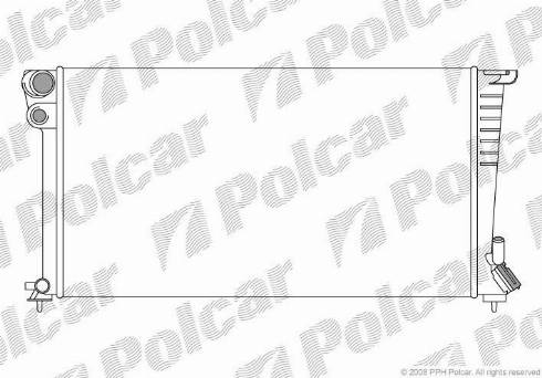 Polcar 235008A7 - Hladnjak, hladjenje motora www.molydon.hr