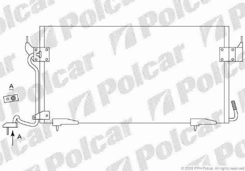 Polcar 2350K81X - Kondenzator, klima-Uređaj www.molydon.hr