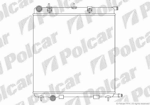 Polcar 231508A2 - Hladnjak, hladjenje motora www.molydon.hr