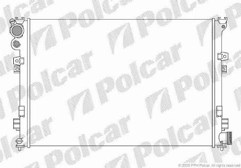 Polcar 238008-3 - Hladnjak, hladjenje motora www.molydon.hr