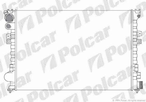 Polcar 2380082X - Hladnjak, hladjenje motora www.molydon.hr