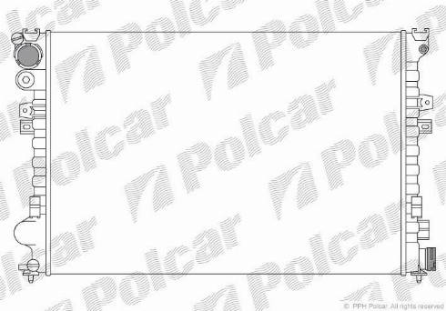 Polcar 238008A4 - Hladnjak, hladjenje motora www.molydon.hr