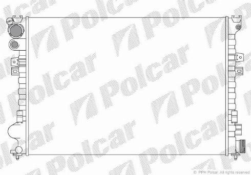 Polcar 238008A2 - Hladnjak, hladjenje motora www.molydon.hr