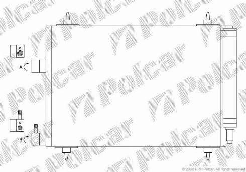 Polcar 2332K81X - Kondenzator, klima-Uređaj www.molydon.hr