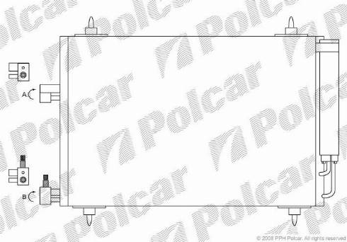 Polcar 2332K8C1 - Kondenzator, klima-Uređaj www.molydon.hr