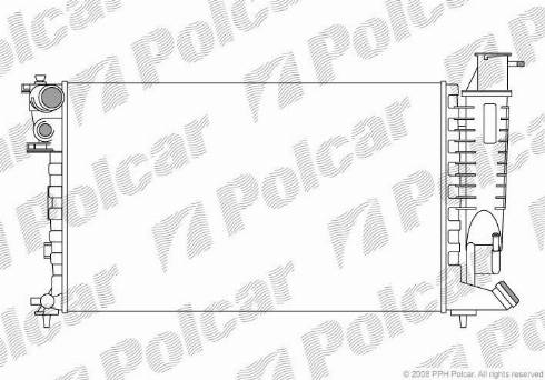 Polcar 232408A7 - Hladnjak, hladjenje motora www.molydon.hr