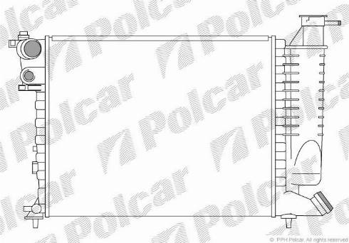 Polcar 2324081X - Hladnjak, hladjenje motora www.molydon.hr