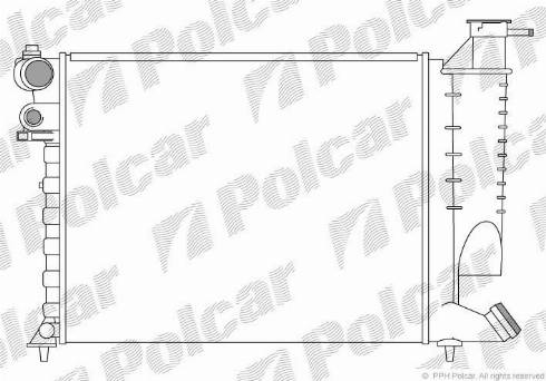 Polcar 232408-1 - Hladnjak, hladjenje motora www.molydon.hr