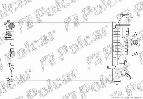 Polcar 232408A4 - Hladnjak, hladjenje motora www.molydon.hr