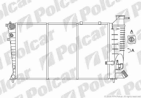 Polcar 232408-X - Hladnjak, hladjenje motora www.molydon.hr