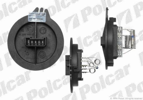 Polcar 2325KST1X - Otpornik, ventilator kabine/unutrasnjeg prostora www.molydon.hr