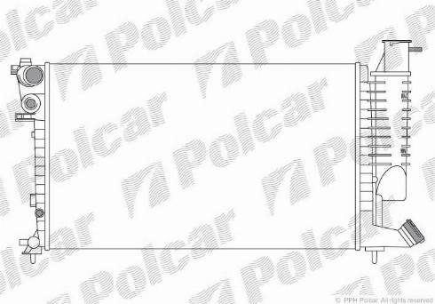 Polcar 232608A9 - Hladnjak, hladjenje motora www.molydon.hr