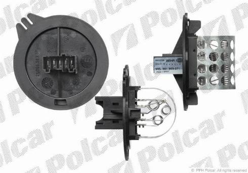 Polcar 2326KST1X - Otpornik, ventilator kabine/unutrasnjeg prostora www.molydon.hr