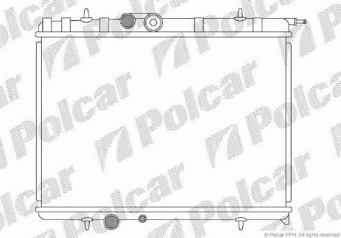 Polcar 232808-4 - Hladnjak, hladjenje motora www.molydon.hr