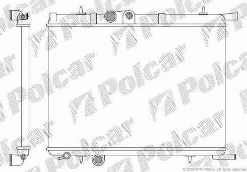 Polcar 2328081X - Hladnjak, hladjenje motora www.molydon.hr