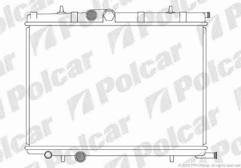 Polcar 232708-3 - Hladnjak, hladjenje motora www.molydon.hr