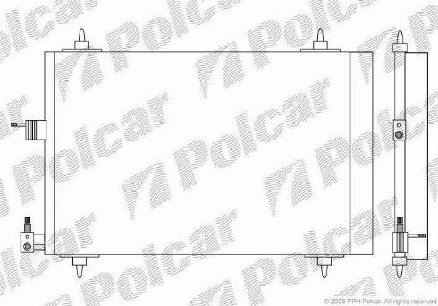 Polcar 2327K81X - Kondenzator, klima-Uređaj www.molydon.hr