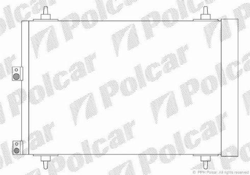 Polcar 2327K8C3S - Kondenzator, klima-Uređaj www.molydon.hr