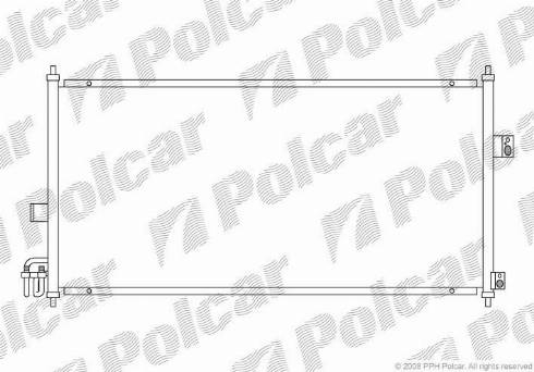 Polcar 2756K8C1 - Kondenzator, klima-Uređaj www.molydon.hr