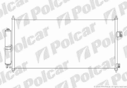 Polcar 2756K8C2 - Kondenzator, klima-Uređaj www.molydon.hr