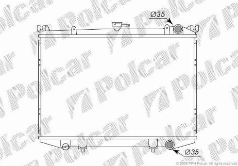 Polcar 276808-1 - Hladnjak, hladjenje motora www.molydon.hr