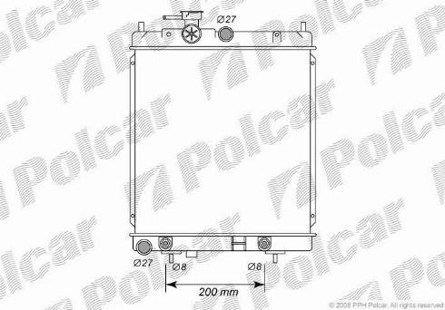 Polcar 270508-3 - Hladnjak, hladjenje motora www.molydon.hr