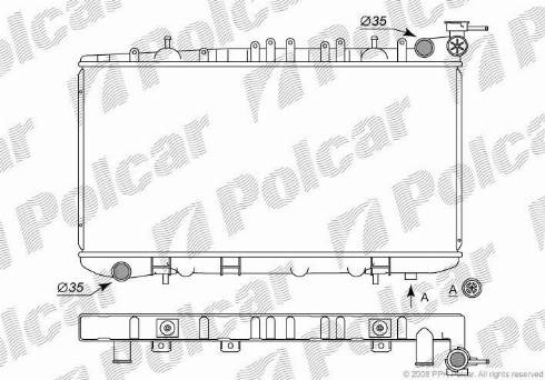 Polcar 273108-4 - Hladnjak, hladjenje motora www.molydon.hr