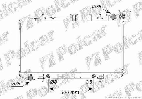 Polcar 2731082K - Hladnjak, hladjenje motora www.molydon.hr