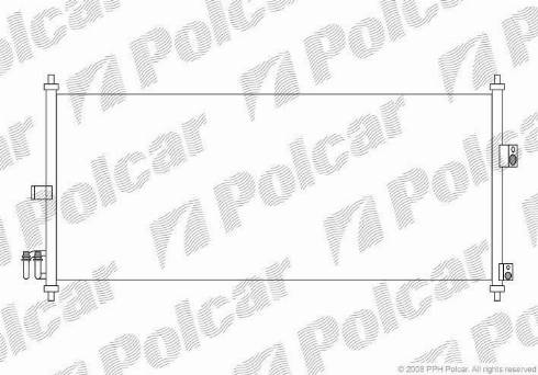 Polcar 2733K8C1 - Kondenzator, klima-Uređaj www.molydon.hr