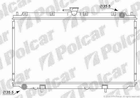 Polcar 2732081K - Hladnjak, hladjenje motora www.molydon.hr