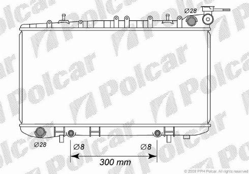 Polcar 2729086K - Hladnjak, hladjenje motora www.molydon.hr