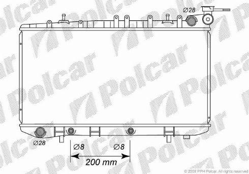 Polcar 2729088K - Hladnjak, hladjenje motora www.molydon.hr