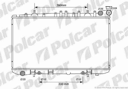 Polcar 272808-4 - Hladnjak, hladjenje motora www.molydon.hr