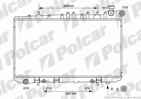 Polcar 272808-5 - Hladnjak, hladjenje motora www.molydon.hr