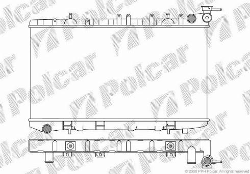 Polcar 2728081K - Hladnjak, hladjenje motora www.molydon.hr