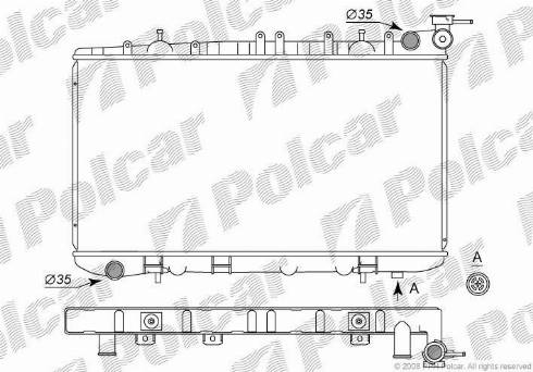 Polcar 272808-2 - Hladnjak, hladjenje motora www.molydon.hr