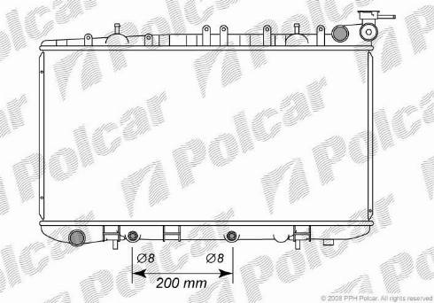 Polcar 2728087K - Hladnjak, hladjenje motora www.molydon.hr