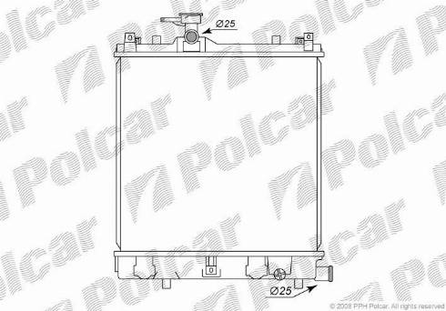 Polcar 7405081K - Hladnjak, hladjenje motora www.molydon.hr