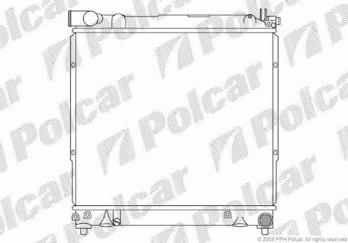 Polcar 740808-3 - Hladnjak, hladjenje motora www.molydon.hr